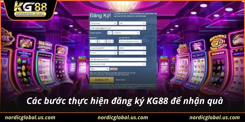Các bước thực hiện đăng ký KG88 để nhận quà